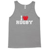 i love rugby mens funny cotton Tank Top