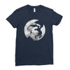 moon dovahkiin Ladies Fitted T-Shirt