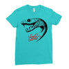 snake head Ladies Fitted T-Shirt