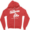 beer pong champion Zipper Hoodie
