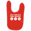 rock paper scissors Baby Bibs