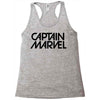 captain marvel 5 Racerback Tank