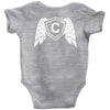 letter c with wings Baby Onesie