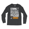 Strong Independent Motivated Virgo Long Sleeve Shirts