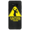 caution shapes being thrown printed Samsung Galaxy S8
