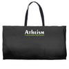 atheism funny retro religion jesus christ believer comic god Weekender Totes