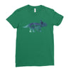 Prince Dinosaur Ladies Fitted T-Shirt