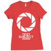 test subject 2 Ladies Fitted T-Shirt