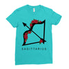 sagittarius rose Ladies Fitted T-Shirt