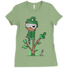 organic pirate Ladies Fitted T-Shirt