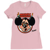 mickey mousseux Ladies Fitted T-Shirt