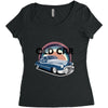 Old Car Women's Triblend Scoop T-shirt