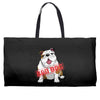bad dog Weekender Totes