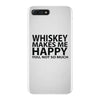 whiskey makes me happy you not so much iPhone 7 Plus Case