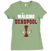 the walking deapool Ladies Fitted T-Shirt