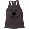 real cars don't shift themselves Racerback Tank