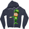 DABBİNG LEPRECHAUN Zipper Hoodie