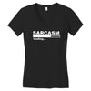 sarcasm  funny comic technology laugh Women's V-Neck T-Shirt