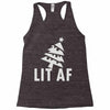 lit af Racerback Tank
