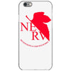 neon genesis evangelion anime nerv logo iPhone 6/6s Case