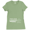 baby now loading funny ladies Ladies Fitted T-Shirt