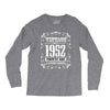 vintage made in 1952 perfectly aged a living legend Long Sleeve Shirts