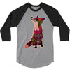 floral fox 3/4 Sleeve Shirt