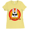 too hip to hop   bunny easter Ladies Fitted T-Shirt