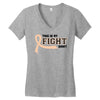 This Is My Fight Shirt Women's V-Neck T-Shirt