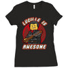lucille is awesome Ladies Fitted T-Shirt