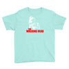 the walking dead tv show daryl dixon with bandana zombies Youth Tee