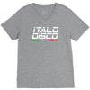 retro italo disco V-Neck Tee