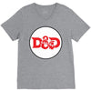 black red V-Neck Tee