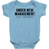 under new management just married Baby Onesie