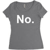 no funny new Women's Triblend Scoop T-shirt