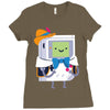 and someday i'm going to be a real boy Ladies Fitted T-Shirt