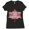 canadians are amehzing Ladies Fitted T-Shirt