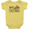 merry crustmas christmas pizza Baby Bodysuit