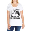 nurse lama Ladies Curvy T-Shirt