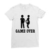 game over  funny pregnancy Ladies Fitted T-Shirt