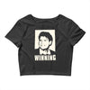 charlie sheen   winning   official Crop Top