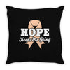 Hope Keeps Me Going Throw Pillow