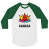 Canada Leaf LGBT 3/4 Sleeve Shirt