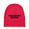 virginity rocks funny cool school church youth group abstinence purity Baby Beanies