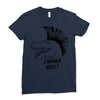 i wanna rock! Ladies Fitted T-Shirt