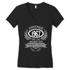 vintage quality without compromise 1967 aged to perfection Women's V-Neck T-Shirt