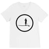 woman single V-Neck Tee