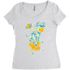 space cat Women's Triblend Scoop T-shirt