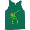 pumpkin skeleton dabbing Tank Top