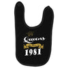queens are born in 1981 Baby Bibs